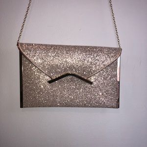 Gold Envelope Clutch